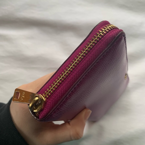 Purple Lauren Ralph Lauren long zip wallet - Picture 5 of 8